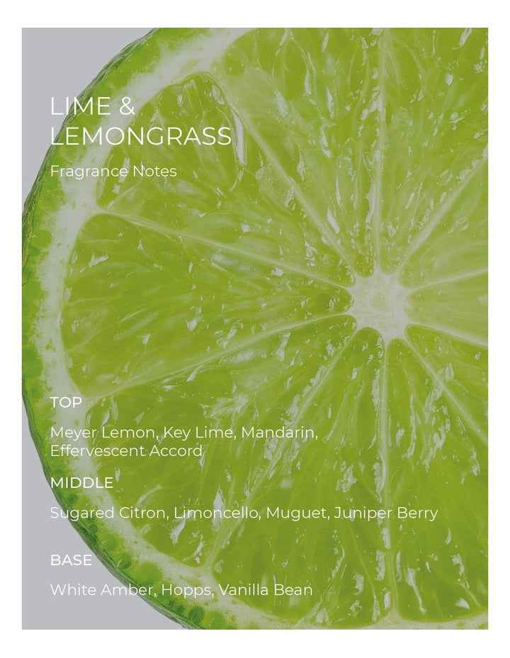Lime And Lemongrass Fragrance Diffuser 250ml