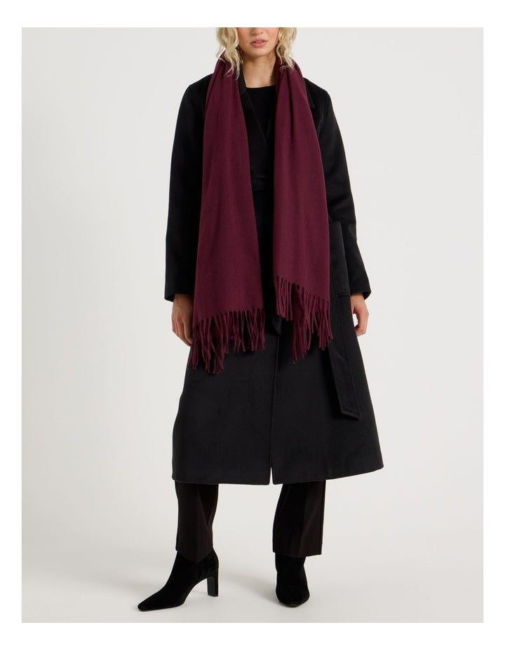Pashminetta Winter Scarf in Burgundy