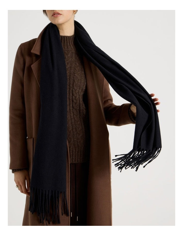 Pashminetta Winter Scarf in Black