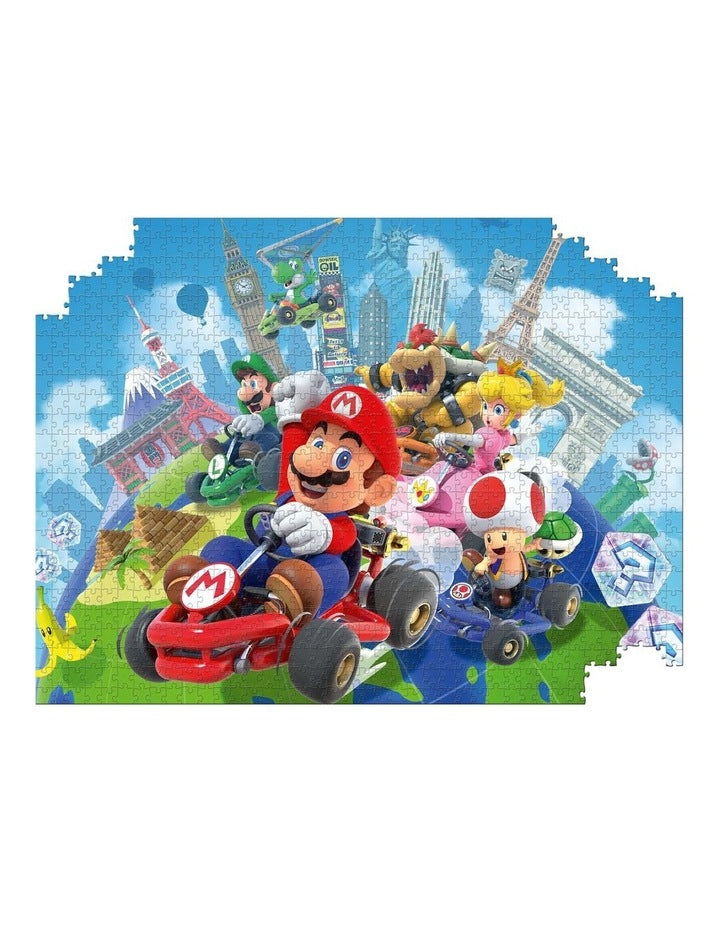 Mariokart Around the World 1000 Piece Puzzle