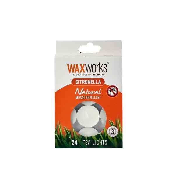 WAXWORKS CITRONELLA MOZZIE REPELLENT TEA LIGHTS
