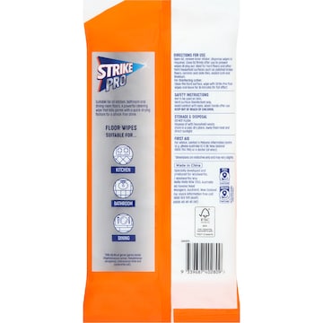 Strike Pro Floor Wipes 20 pack