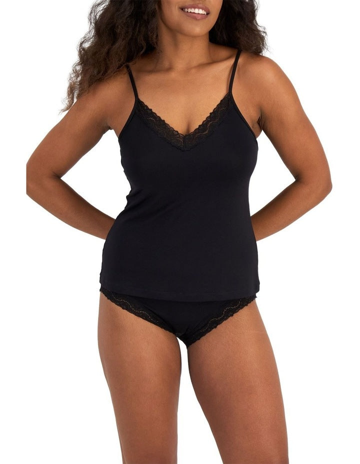 Marais Bamboo Cami in Black
