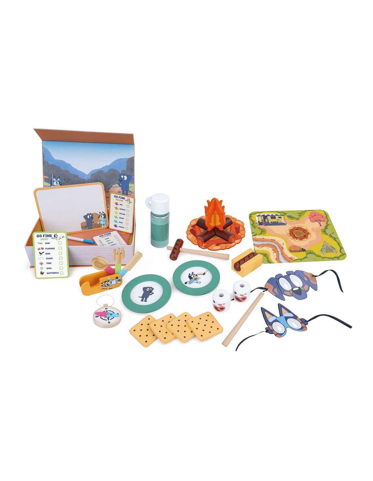 BLUEY ROLE PLAYING BOOK - CAMPING