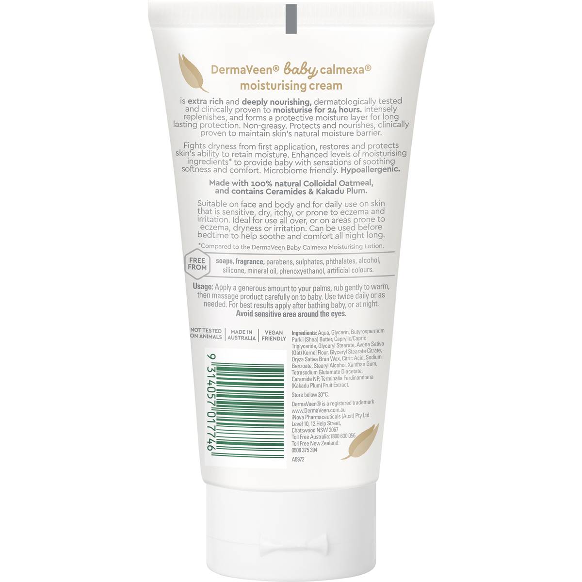 Dermaveen Baby Calmexa Extra Rich Moisturising Cream 150ml