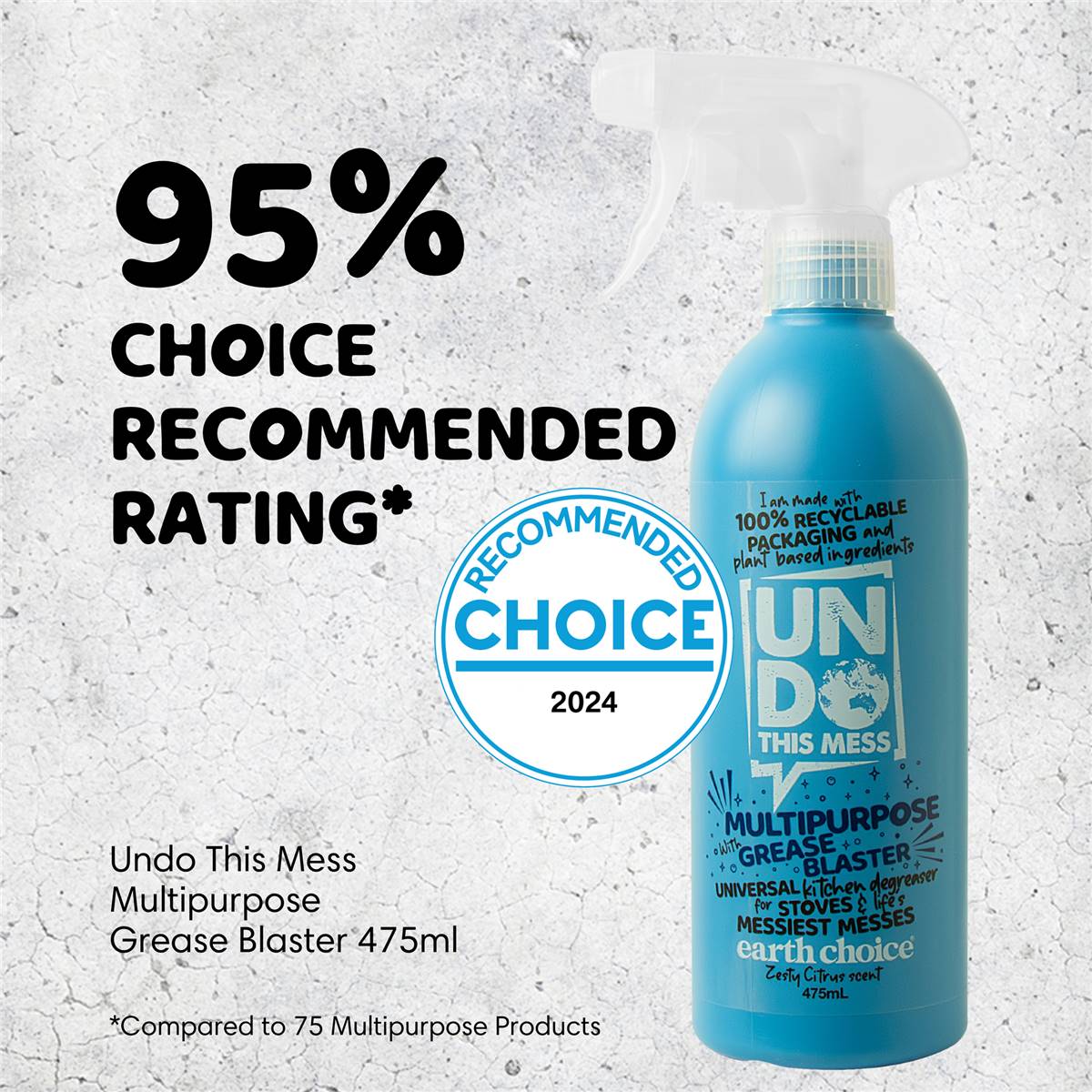 Undo This Mess Grease Blaster Cleaner 475ml