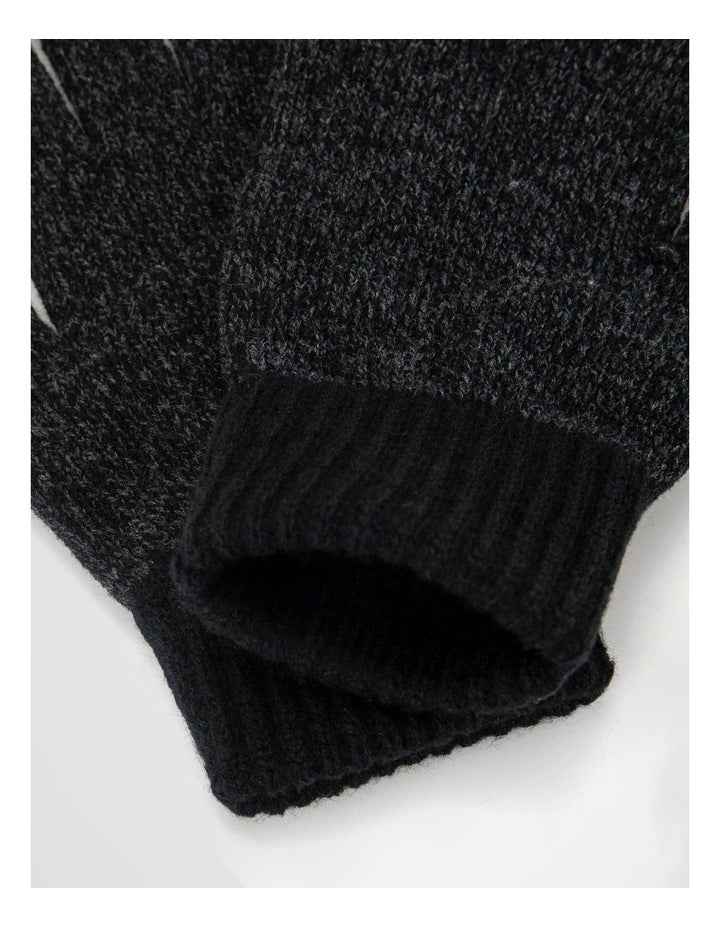 Knitted Glove Winter Accessory Black