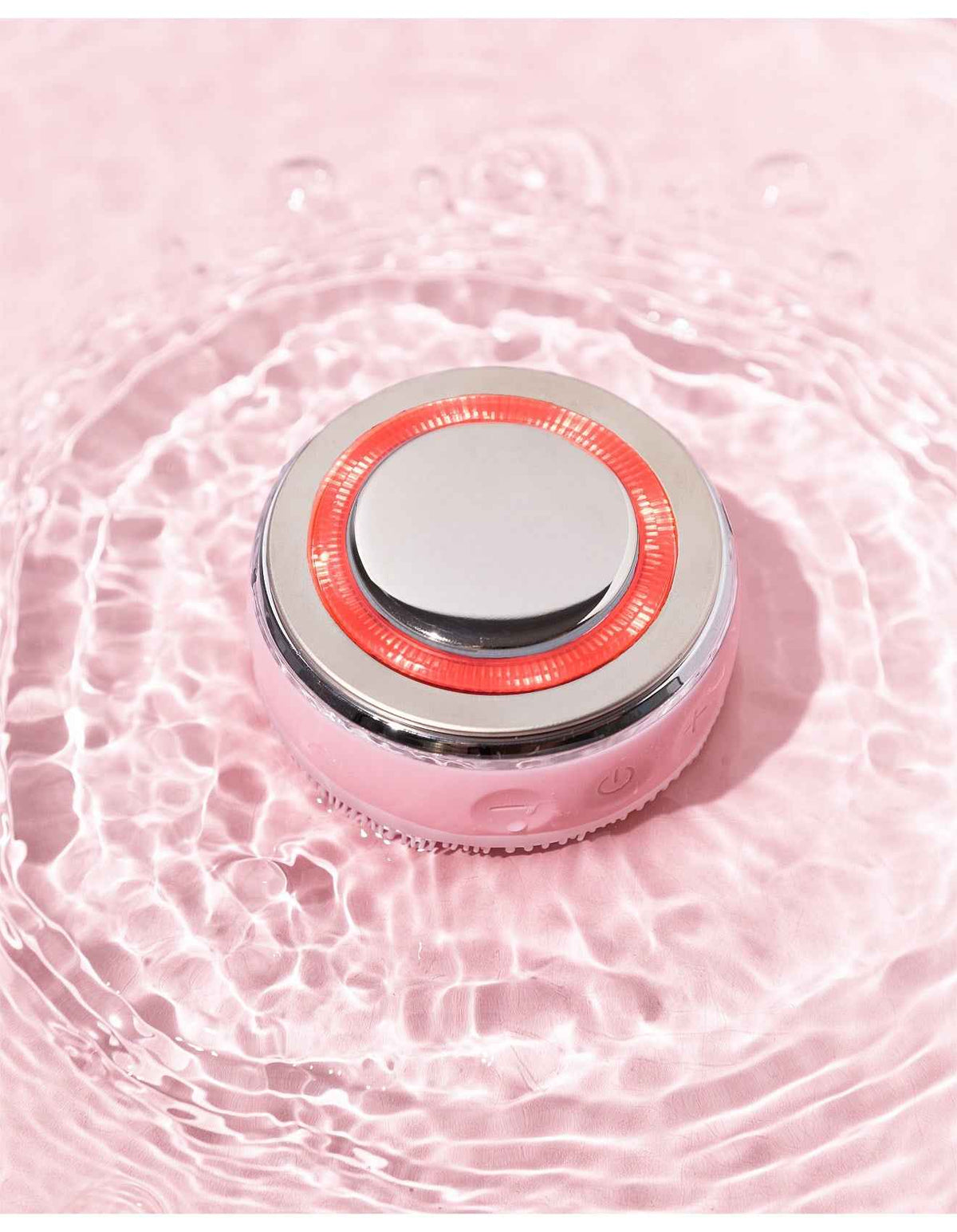 LED Facial Cleansing Brush Pink