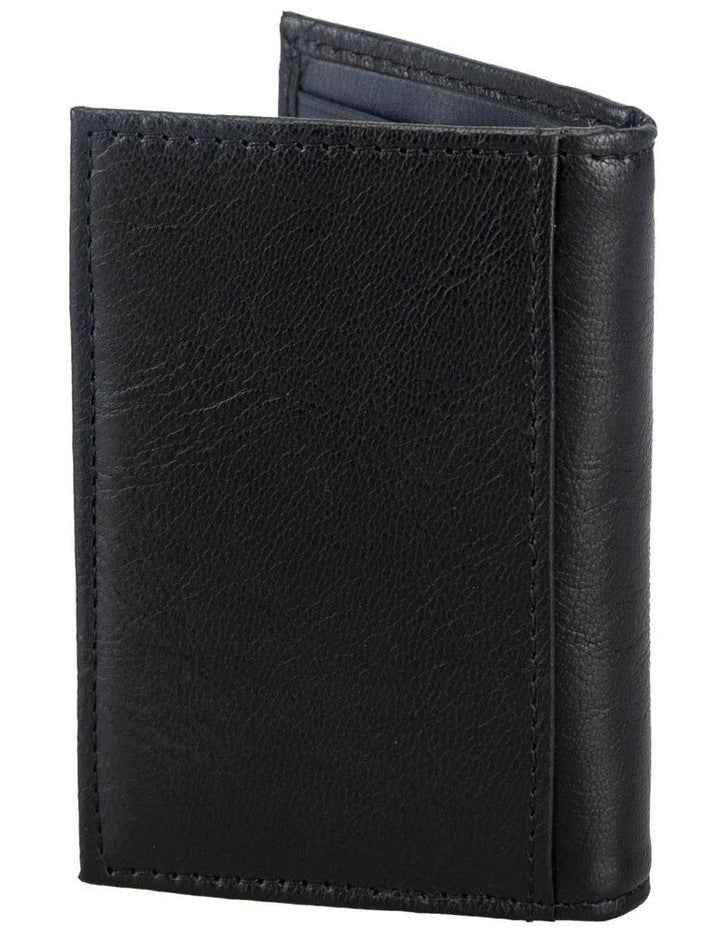 Leather Magnetic Closure Wallet Black/Navy Wallet Black/Navy
