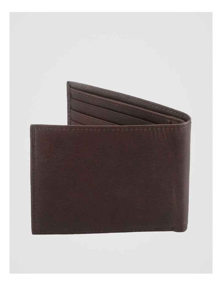 Bifold Leather Wallet With Coin Purse Brown Wallet Brown
