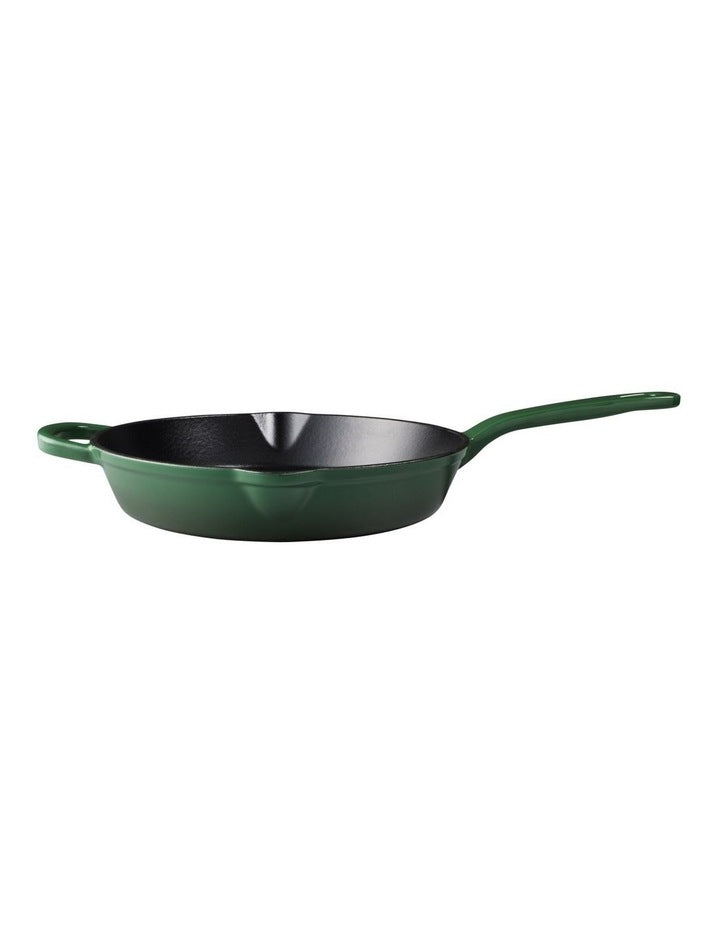 Cast Iron Frypan 26cm in English Racing Green