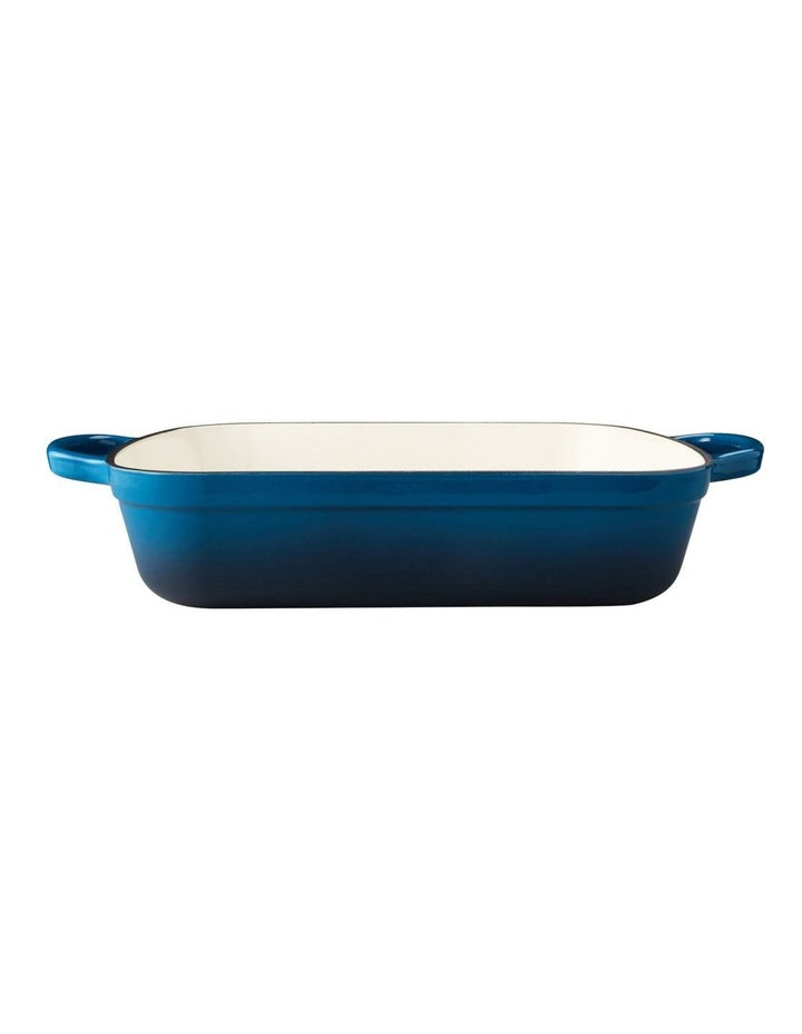 Cast Iron Roaster 34x26cm/5L in Midnight Blue