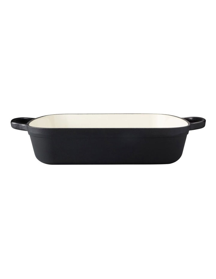 Cast Iron Roaster 5L in Black