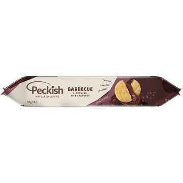 Peckish Flavoured Rice Crackers Tangy BBQ 90g