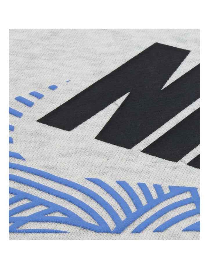 Sportswear Itz French Terry Oversize Crew T-shirt in Grey