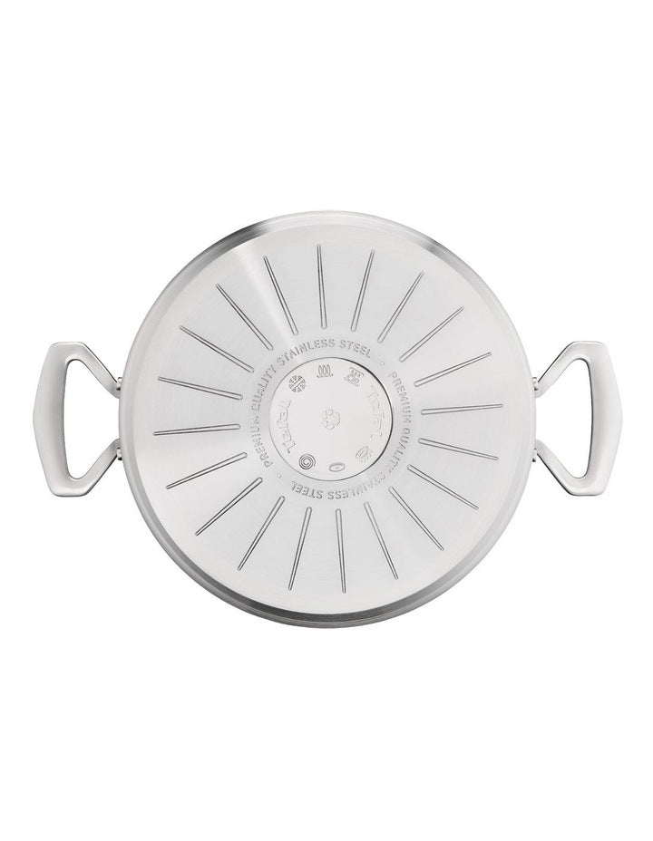 Space Extreme Induction Stewpot 24cm and lid in Silver
