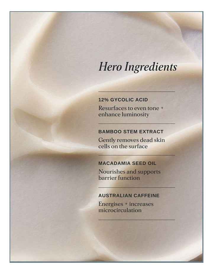 Smoothing Alpha Hydroxy Acid Face & Body Scrub with 12% Glycolic Acid 185ml