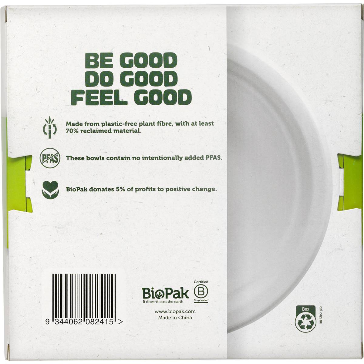 BioPak Plant Fibre Bowls 20 Pack