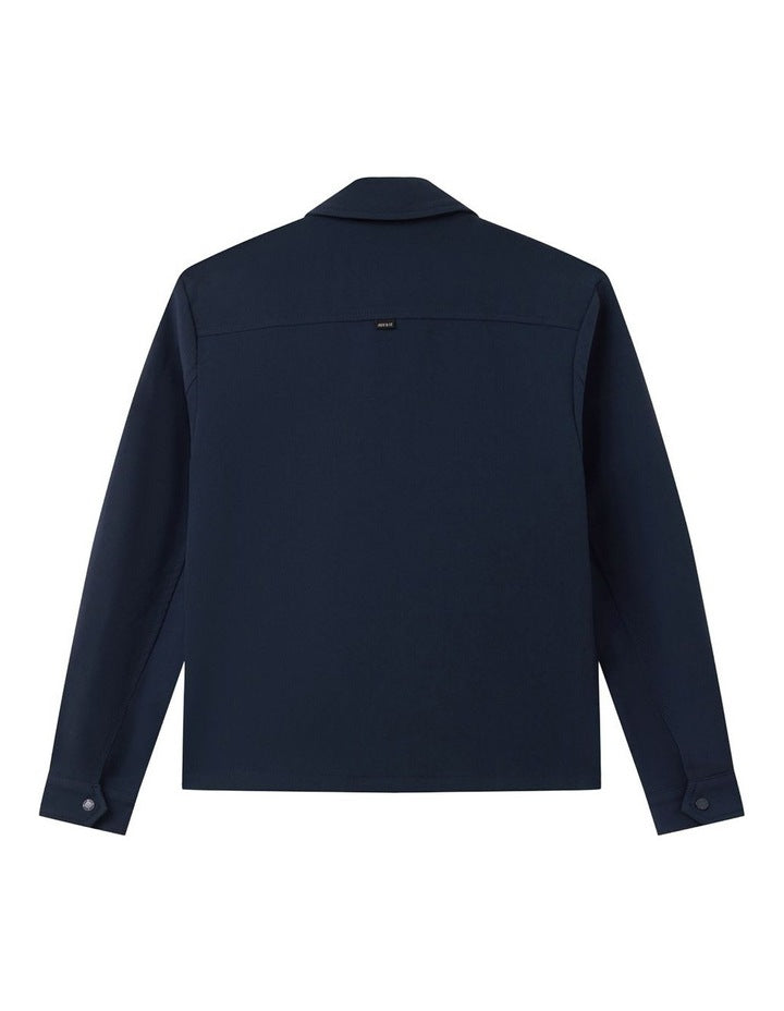 Indie Lusso Bomber Jacket (8-16 Years) in Navy