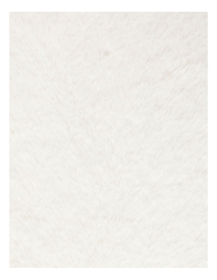 Amelie Faux Fur Cushion in Creme