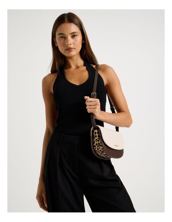 Palma Shoulder Bag in Leopard Combo
