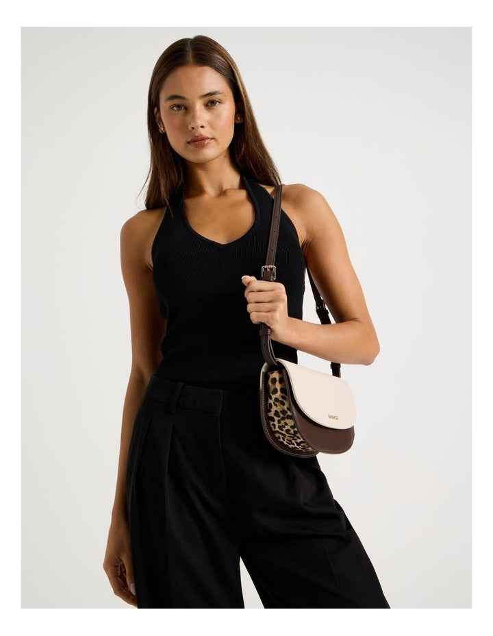 Palma Shoulder Bag in Leopard Combo