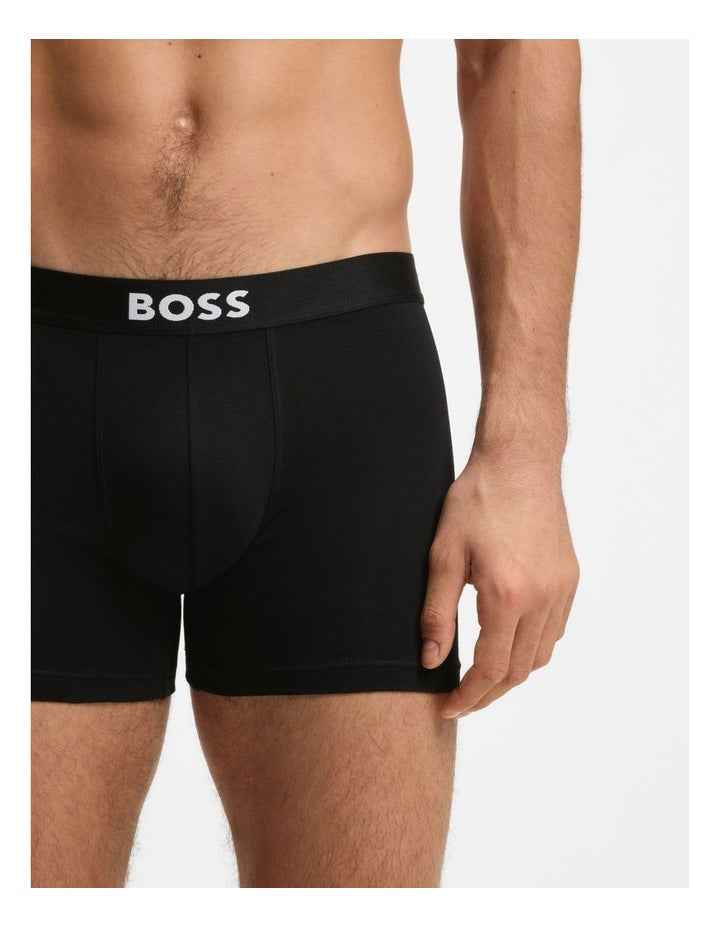 3 Pack Boss One Boxer Briefs in Black