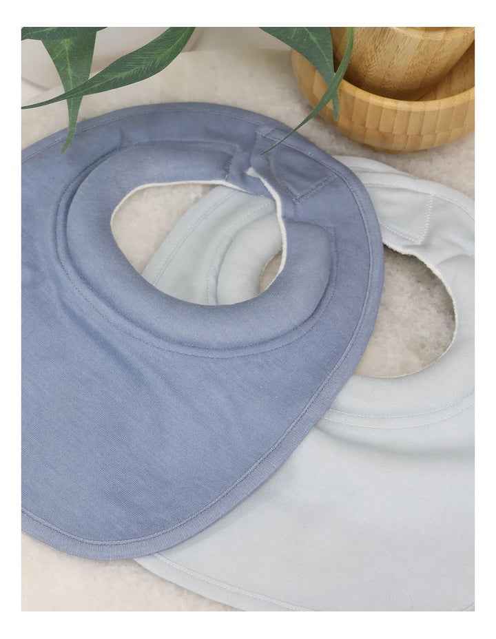 Baby Bibs 2 Pack - Soft Cotton Blend