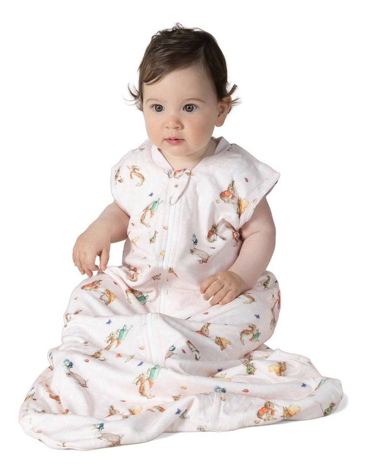 2.5 Tog Flopsy Mopsy And Cottontail Sleeping Bag Size 3-12M in Pink