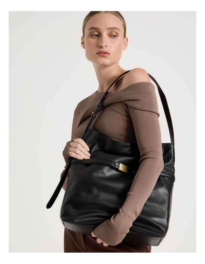 Bambi Shoulder Bag in Black