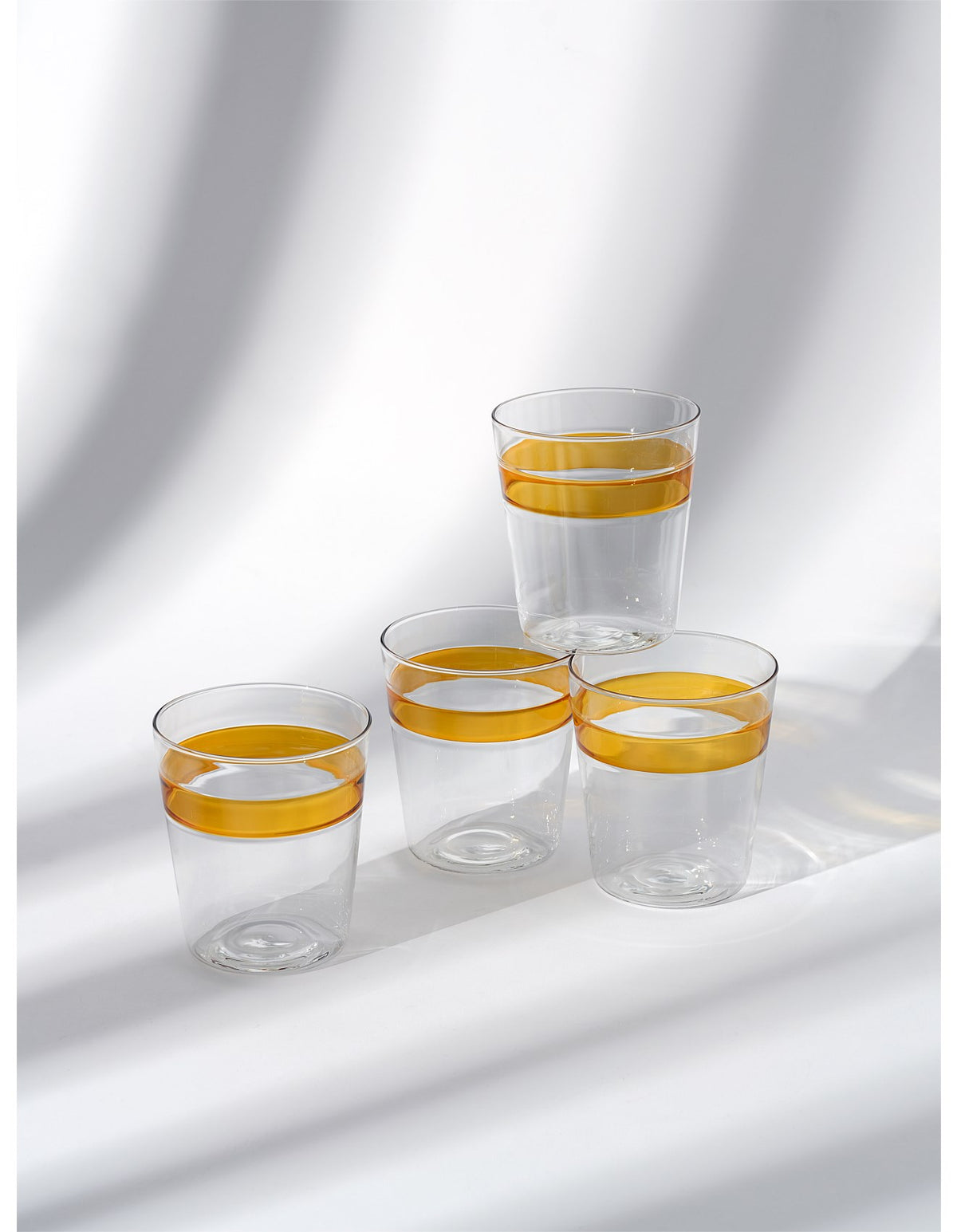 Avalon Amber Tumbler set of 4