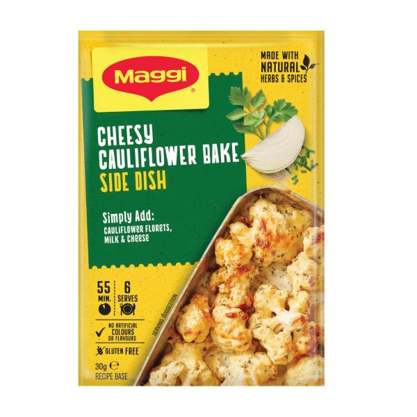 MAGGI SIDE DISHES CHEESY CAULIFLOWER BAKE GLUTEN FREE 30 GRAM