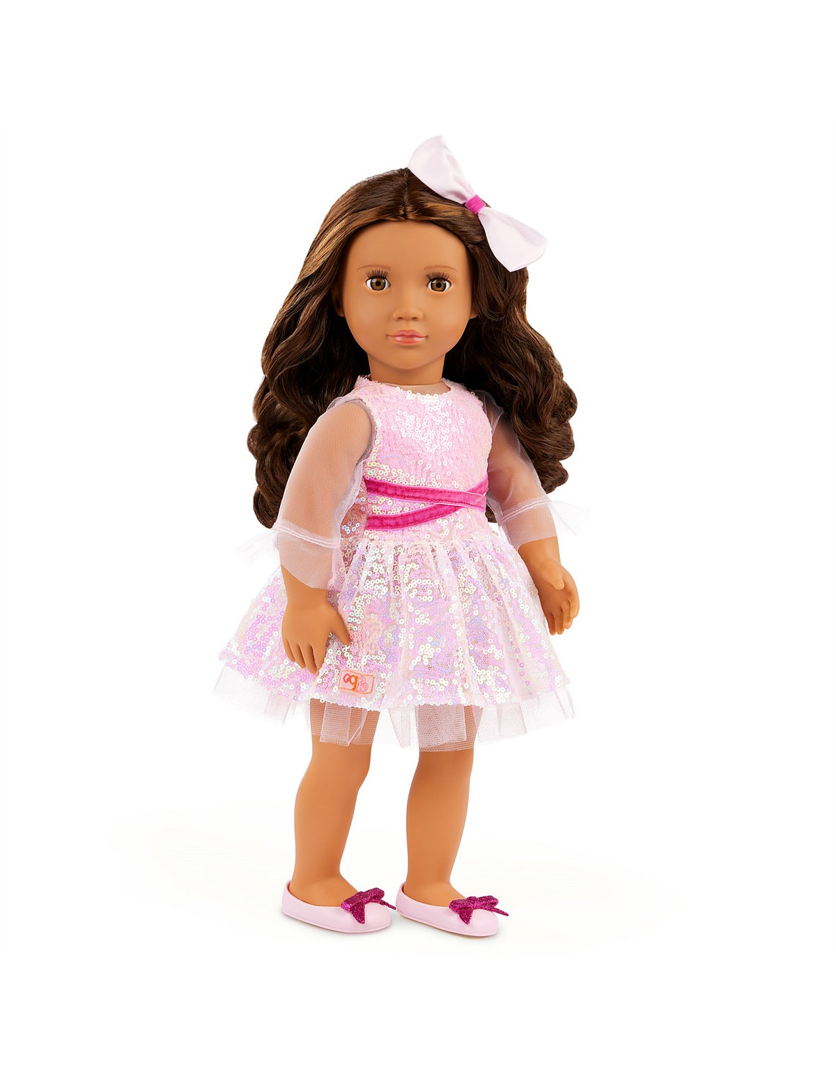 HOLIDAY DOLL WITH SEQUIN DRESS KATIA