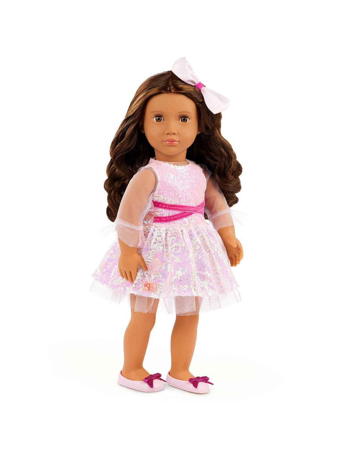HOLIDAY DOLL WITH SEQUIN DRESS KATIA