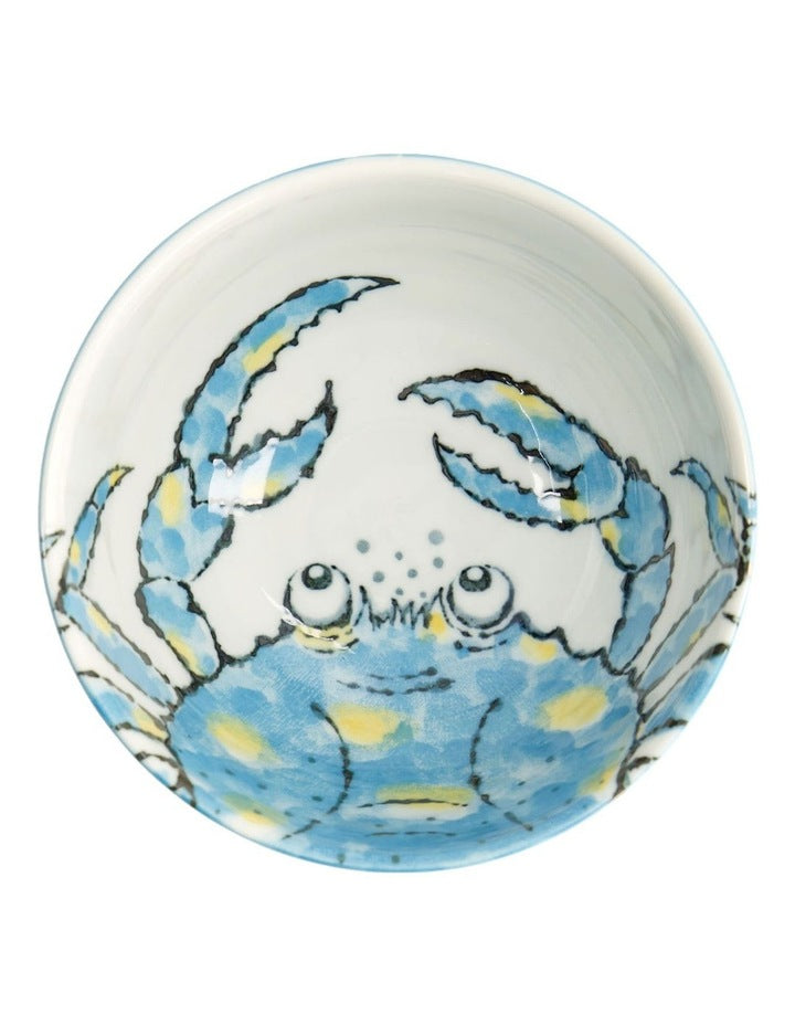 Seafood Crab Bowl 13x7cm in Light Blue