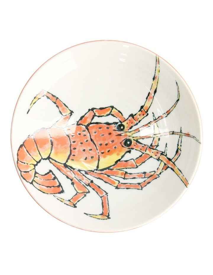 Seafood Lobster Deep Plate 21.5x5cm in Red