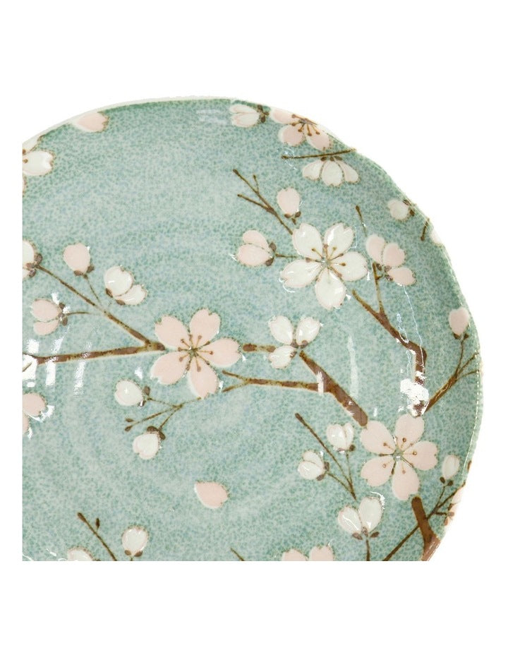 Fujisakura Plate 16.5x2cm in Green