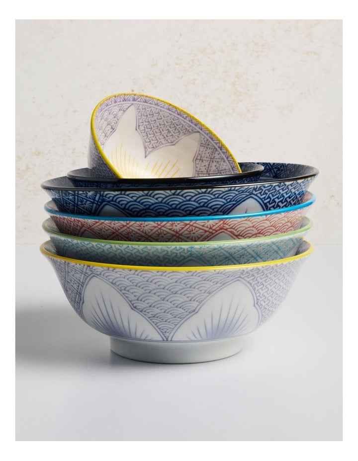 Lily Flower Tayo Bowl 14x6cm in Light Blue