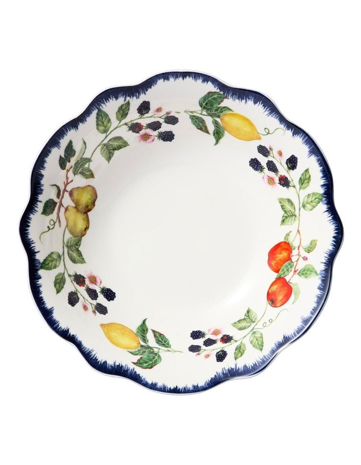 Frutta Scallop Coupe Bowl 20x5.5cm in Multi