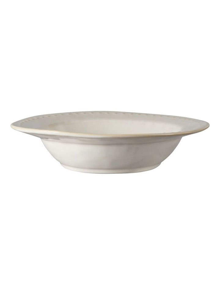 Punto Coupe Pasta Bowl 23x5cm in Ecru