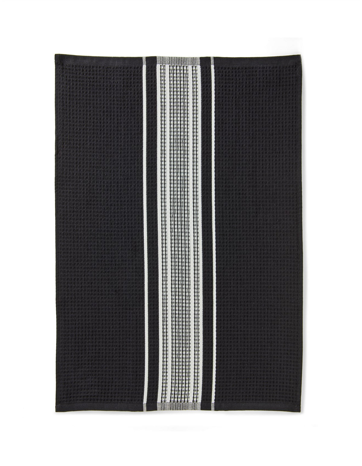 MALING CHARCOAL YARN DYED COTTON WAFFLE TEA TOWEL