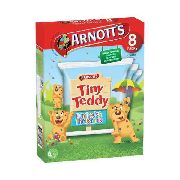 Tiny Teddy Multipack Hundreds & Thousands 8 Pack