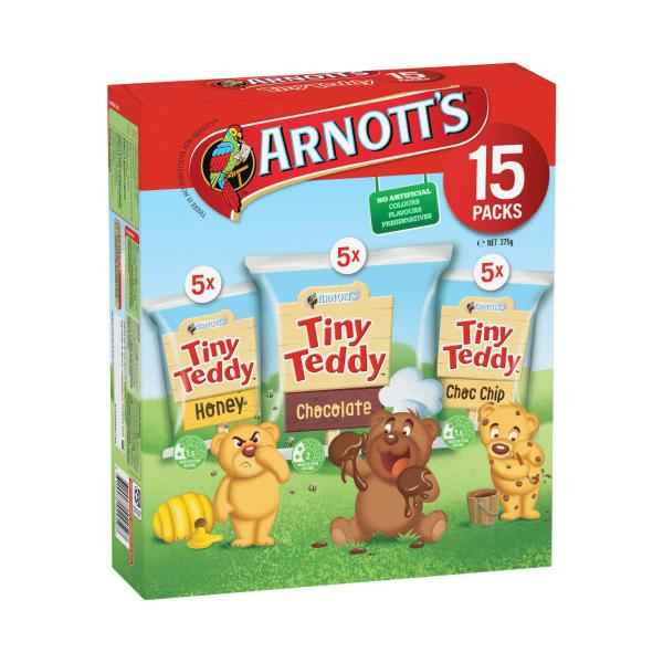Tiny Teddy Multipack Variety Biscuits 15 Pack
