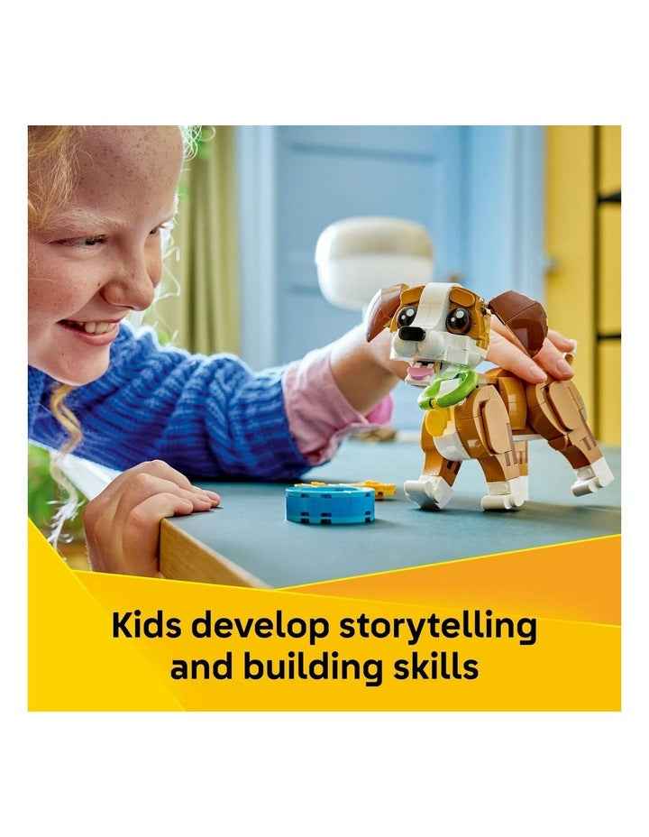 Creator Cute Animals Playful Puppy Dog 31382