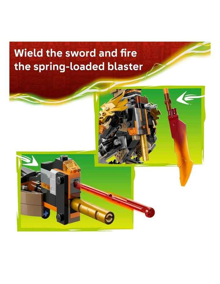 Ninjago Cole's Mission Mech And Dragon Zane 71854