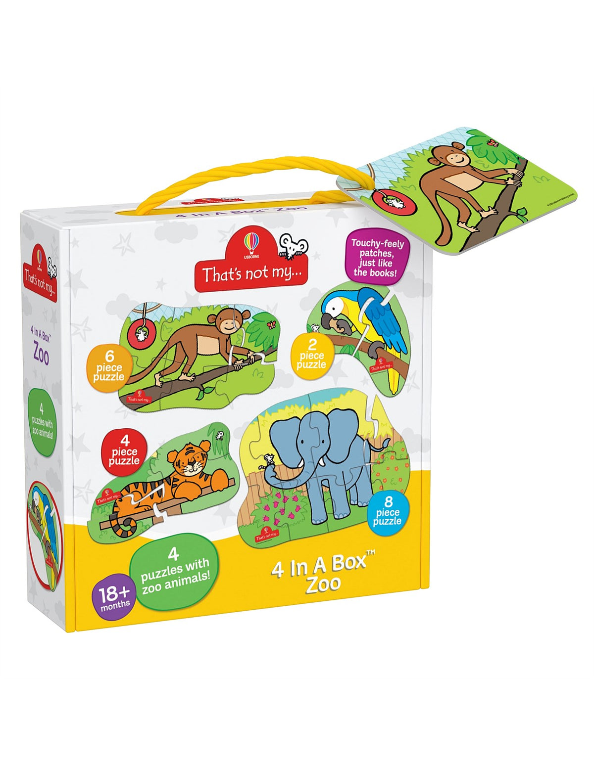 THAT'S NOT MY¿ 4 IN 1 PUZZLE ZOO