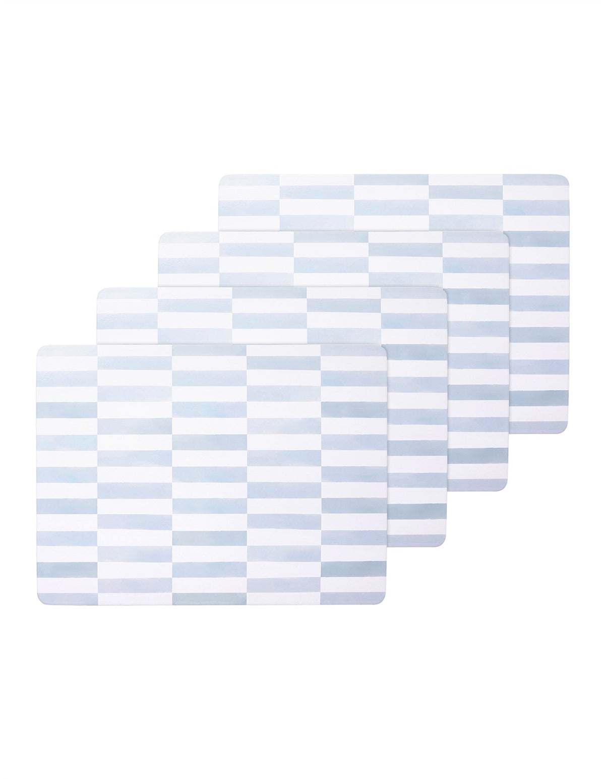 Cottesloe Check Blue Cork Backed Placemats set of 4