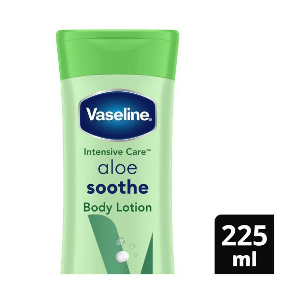 VASELINE MOISTURISING BODY LOTION INTENSIVE CARE ALOE SMOOTH 225ML