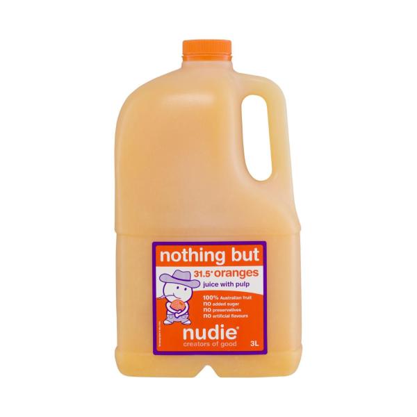 NUDIE NOTHING BUT JUICE:ORANGE:.:3 LITRE