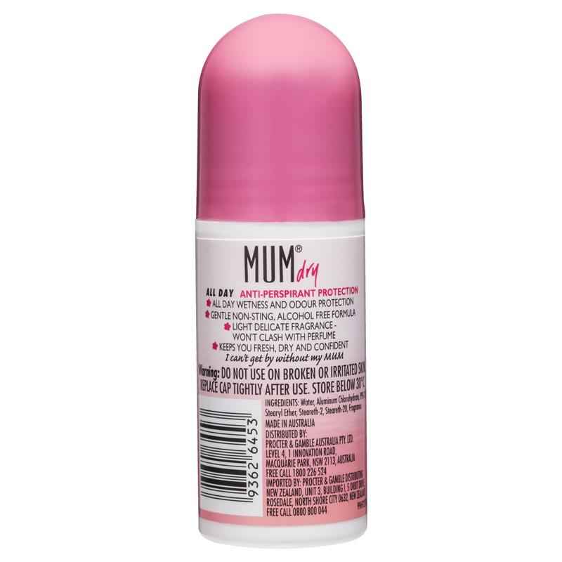 Mum Roll On Dry Cool Pink 50ml